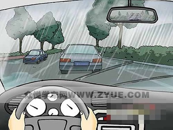 科目二、科目三遇到下雨天應(yīng)該怎樣做？考試順利會通過